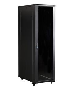 Купить Шкаф коммутационный напольный Lanmaster TWT-CBB-27U-6X6-G1 27U 600x600мм пер.дв.стекл задн.дв.спл.стал.лист 2-хст. 2 бок.пан. 800кг черный IP20, изображение 6 в интернет-магазине Irkshop.ru