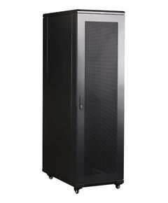 Купить Шкаф коммутационный напольный Lanmaster TWT-CBB-27U-6X6-G1 27U 600x600мм пер.дв.стекл задн.дв.спл.стал.лист 2-хст. 2 бок.пан. 800кг черный IP20 в интернет-магазине Irkshop.ru