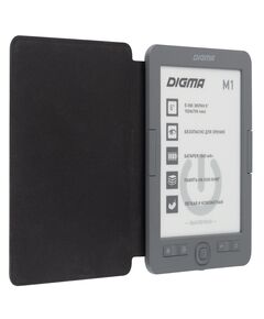 Купить Электронная книга Digma M1G 6" E-ink HD Pearl 758x1024 600MHz 128Mb/4Gb/SD/microSDHC темно-серый, обложка в интернет-магазине Irkshop.ru