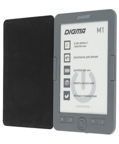 Купить Электронная книга Digma M1G 6" E-ink HD Pearl 758x1024 600MHz 128Mb/4Gb/SD/microSDHC темно-серый, обложка, изображение 4 в интернет-магазине Irkshop.ru