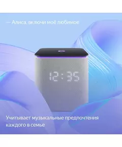 Купить Умная колонка Яндекс Станция Миди Алиса серый 24W 1.0 BT/Wi-Fi 10м [YNDX-00054GRY], изображение 9 в интернет-магазине Irkshop.ru