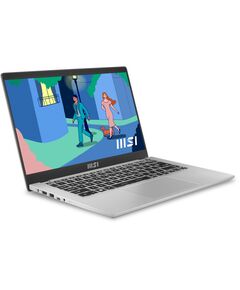 Купить Ноутбук MSI Modern 14 C12MO-689RU Core i5 1235U 16Gb SSD512Gb Intel Iris Xe graphics 14" IPS FHD (1920x1080) Windows 11 Pro silver WiFi BT Cam [9S7-14J111-689], изображение 2 в интернет-магазине Irkshop.ru