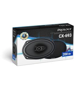 Купить Колонки автомобильные Prology CX-693 200Вт 90дБ 4Ом 15x23см (6x9дюйм) 2 шт коаксиальные трехполосные [PRCX693], изображение 2 в интернет-магазине Irkshop.ru