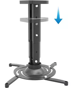 Купить Кронштейн для проектора Cactus CS-VM-PR05M-BK черный макс.10кг потолочный поворот и наклон, изображение 9 в интернет-магазине Irkshop.ru