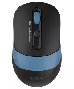 Купить Мышь A4-Tech Fstyler FB10C ASH BLUE черный/синий оптическая 2000dpi беспров. BT/Radio USB 4but в интернет-магазине Irkshop.ru