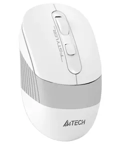 Купить Мышь A4-Tech Fstyler FB10C GRAYISH WHITE белый/серый оптическая 2000dpi беспров. BT/Radio USB 4but, изображение 2 в интернет-магазине Irkshop.ru