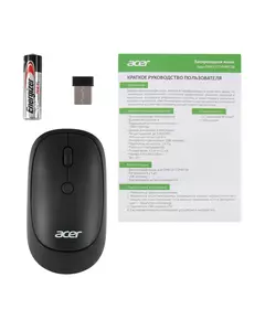 Купить Мышь Acer OMR137 черный оптическая 1600dpi беспров. USB 3but [ZL.MCEEE.01K], изображение 8 в интернет-магазине Irkshop.ru