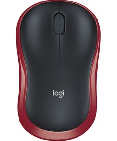 Купить Мышь Logitech M185 черный/красный оптическая 1000dpi беспров. USB1.1 для ноутбука 2but [910-002237] в интернет-магазине Irkshop.ru