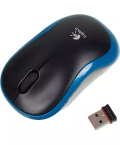 Купить Мышь Logitech M185 черный/синий оптическая 1000dpi беспров. USB1.1 для ноутбука 2but [910-002632], изображение 2 в интернет-магазине Irkshop.ru