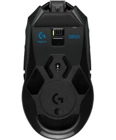 Купить Мышь Logitech G903 LightSpeed Hero черный оптическая 25600dpi беспров. USB2.0 9but [910-005676], изображение 3 в интернет-магазине Irkshop.ru