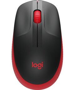 Купить Мышь Logitech M190 черный/красный оптическая 1000dpi беспров. USB 2but [910-005908] в интернет-магазине Irkshop.ru