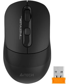 Купить Мышь A4-Tech Fstyler FB10CS черный оптическая 2000dpi silent беспров. BT/Radio USB 4but [FB10CS USB STONE BLACK], изображение 3 в интернет-магазине Irkshop.ru