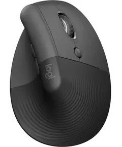 Купить Мышь Logitech Lift графитовый оптическая (4000dpi) silent беспроводная BT/Radio USB для ноутбука (5but) [910-006485] в интернет-магазине Irkshop.ru