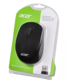 Купить Мышь Acer OMR020 черный оптическая 1200dpi беспров. USB для ноутбука 3but [ZL.MCEEE.006], изображение 9 в интернет-магазине Irkshop.ru