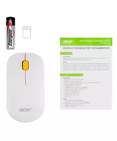 Купить Мышь Acer OMR200 желтый оптическая 1200dpi беспров. USB для ноутбука 2but [ZL.MCEEE.020], изображение 8 в интернет-магазине Irkshop.ru