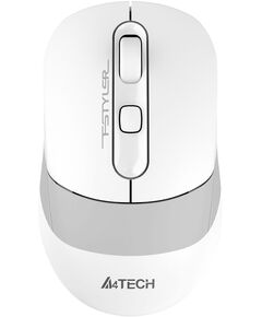 Купить Мышь A4-Tech Fstyler FB10CSUSB GRAYISH WHITE белый/серый оптическая 2000dpi silent беспров. BT/Radio USB 4but в интернет-магазине Irkshop.ru