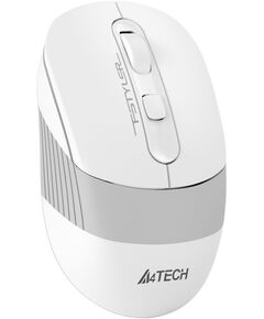 Купить Мышь A4-Tech Fstyler FB10CSUSB GRAYISH WHITE белый/серый оптическая 2000dpi silent беспров. BT/Radio USB 4but, изображение 3 в интернет-магазине Irkshop.ru