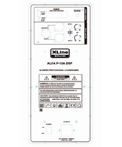 Купить Акустическая система активная Xline ALFA P-15A DSP 2-полосная с DSP и BT, 15"+1.75", усилитель 350Вт, изображение 2 в интернет-магазине Irkshop.ru