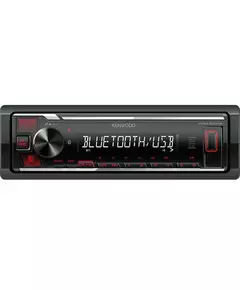 Купить Автомагнитола Kenwood KMM-BT209 1DIN 4x50Вт v4.2 USB 2.0 AUX 1 RDS в интернет-магазине Irkshop.ru