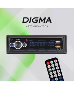 Купить Автомагнитола Digma MCP-413 1DIN 4x45Вт v5.0 USB 2.0 AUX 4 ПДУ, изображение 8 в интернет-магазине Irkshop.ru