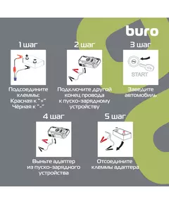 Купить BURO Пуско-зарядное устройство SJ-K80, изображение 13 в интернет-магазине Irkshop.ru