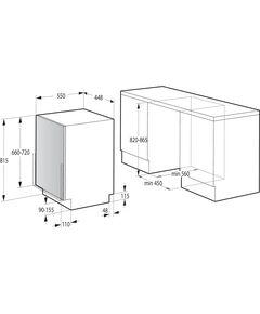 Купить Встраиваемая посудомоечная машина Gorenje GV520E15 1760Вт узкая, изображение 3 в интернет-магазине Irkshop.ru