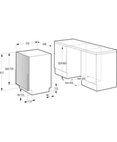 Купить Встраиваемая посудомоечная машина Gorenje GV541D10 1760Вт узкая инвертер, изображение 2 в интернет-магазине Irkshop.ru