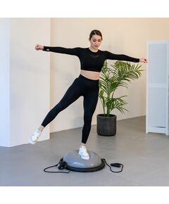 Купить Полусфера балансировочная UNIX Fit Bosu с эспандерами, 46 см, изображение 13 в интернет-магазине Irkshop.ru