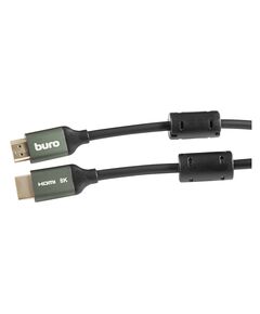 Купить Кабель аудио-видео BURO HDMI (m)/HDMI (m) 3м. феррит.кольца позолоч.конт. черный [BHP-HDMI-2.1-3G], изображение 4 в интернет-магазине Irkshop.ru