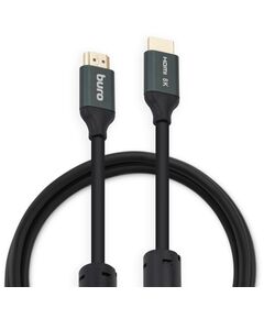 Купить Кабель аудио-видео BURO HDMI (m)/HDMI (m) 3м. феррит.кольца позолоч.конт. черный [BHP-HDMI-2.1-3G], изображение 3 в интернет-магазине Irkshop.ru