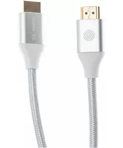 Купить Кабель аудио-видео Cactus HDMI (m)/HDMI (m) 1.8м. позолоч.конт. серебристый [CS-HDMI.2.1-1.8], изображение 2 в интернет-магазине Irkshop.ru