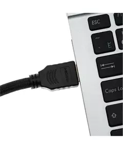 Купить Кабель аудио-видео Cactus HDMI (m)/HDMI (m) 1м. позолоч.конт. черный [CS-HDMI.2-1], изображение 2 в интернет-магазине Irkshop.ru