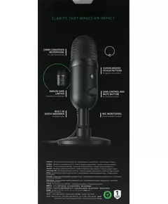 Купить Микрофон проводной Razer Seiren V2 X 1.8м черный [RZ19-04050100-R3M1], изображение 14 в интернет-магазине Irkshop.ru