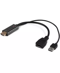 Купить Переходник BURO HDMI (m)/DisplayPort (f) черный [BU-HDMI(M)-DP(F)], изображение 2 в интернет-магазине Irkshop.ru