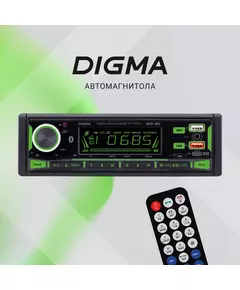 Купить Автомагнитола Digma MCP-450 1DIN 4x45Вт v5.0 USB 2.0 AUX 4 ПДУ, изображение 15 в интернет-магазине Irkshop.ru