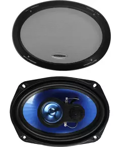 Купить Колонки автомобильные Soundmax SM-CSE693 220Вт 92дБ 4Ом 15x23см (6x9дюйм) 2 шт коаксиальные трехполосные, изображение 2 в интернет-магазине Irkshop.ru