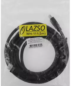 Купить Кабель аудио-видео  LAZSO HDMI (m)/HDMI (m) 5м. позолоч.конт. черный [WH-111(5M)], изображение 3 в интернет-магазине Irkshop.ru