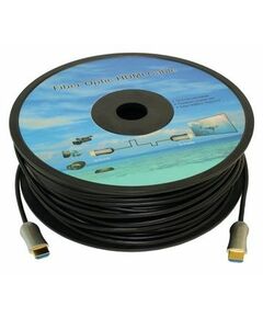 Купить Кабель аудио-видео  Fiber Optic HDMI (m)/HDMI (m) 25м. позолоч.конт. черный в интернет-магазине Irkshop.ru