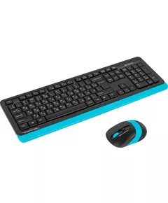 Купить Клавиатура + мышь A4-Tech Fstyler FG1010 BLUE клав:черный/синий мышь:черный/синий USB беспроводная Multimedia в интернет-магазине Irkshop.ru