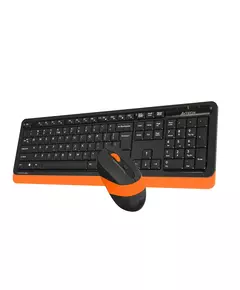 Купить Клавиатура + мышь A4-Tech Fstyler FG1010 ORANGE клав:черный/оранжевый мышь:черный/оранжевый USB беспроводная Multimedia, изображение 2 в интернет-магазине Irkshop.ru