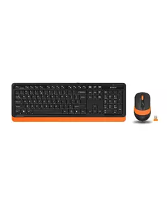 Купить Клавиатура + мышь A4-Tech Fstyler FG1010 ORANGE клав:черный/оранжевый мышь:черный/оранжевый USB беспроводная Multimedia в интернет-магазине Irkshop.ru