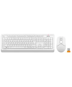 Купить Клавиатура + мышь A4-Tech Fstyler FG1012 WHITE клав:белый мышь:белый USB беспроводная Multimedia в интернет-магазине Irkshop.ru