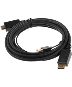 Купить Кабель аудио-видео BURO HDMI (m)/DisplayPort (m) 3м. позолоч.конт. черный [HDMI-DP-3M] в интернет-магазине Irkshop.ru