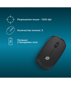 Купить Клавиатура + мышь Oklick S255W клав:черный мышь:черный USB беспроводная Multimedia [1909361], изображение 18 в интернет-магазине Irkshop.ru