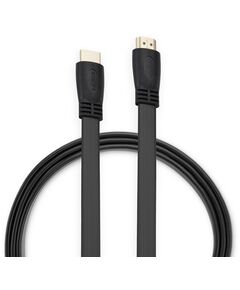 Купить Кабель аудио-видео BURO HDMI 1.4 Flat HDMI (m)/HDMI (m) 1м. черный [BHP HDMI 1], изображение 2 в интернет-магазине Irkshop.ru