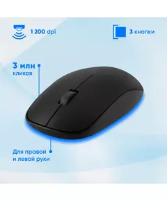 Купить Клавиатура + мышь Oklick 230M клав:черный мышь:черный USB беспроводная [412900], изображение 11 в интернет-магазине Irkshop.ru