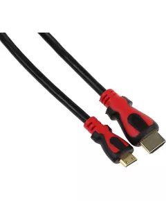 Купить Кабель аудио-видео  HDMI (m)/Mini HDMI (m) 2м. феррит.кольца черный, изображение 2 в интернет-магазине Irkshop.ru