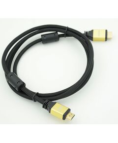 Купить Кабель аудио-видео  HDMI (m)/HDMI (m) 1.8м. феррит.кольца позолоч.конт. черный в интернет-магазине Irkshop.ru