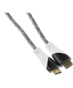 Купить Кабель аудио-видео  HDMI (m)/HDMI (m) 5м. феррит.кольца позолоч.конт. серый, изображение 2 в интернет-магазине Irkshop.ru