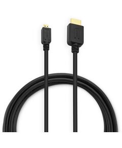 Купить Кабель аудио-видео BURO HDMI 1.4 HDMI (m)/Micro HDMI (m) 3м. черный [MICROHDMI-3M], изображение 2 в интернет-магазине Irkshop.ru